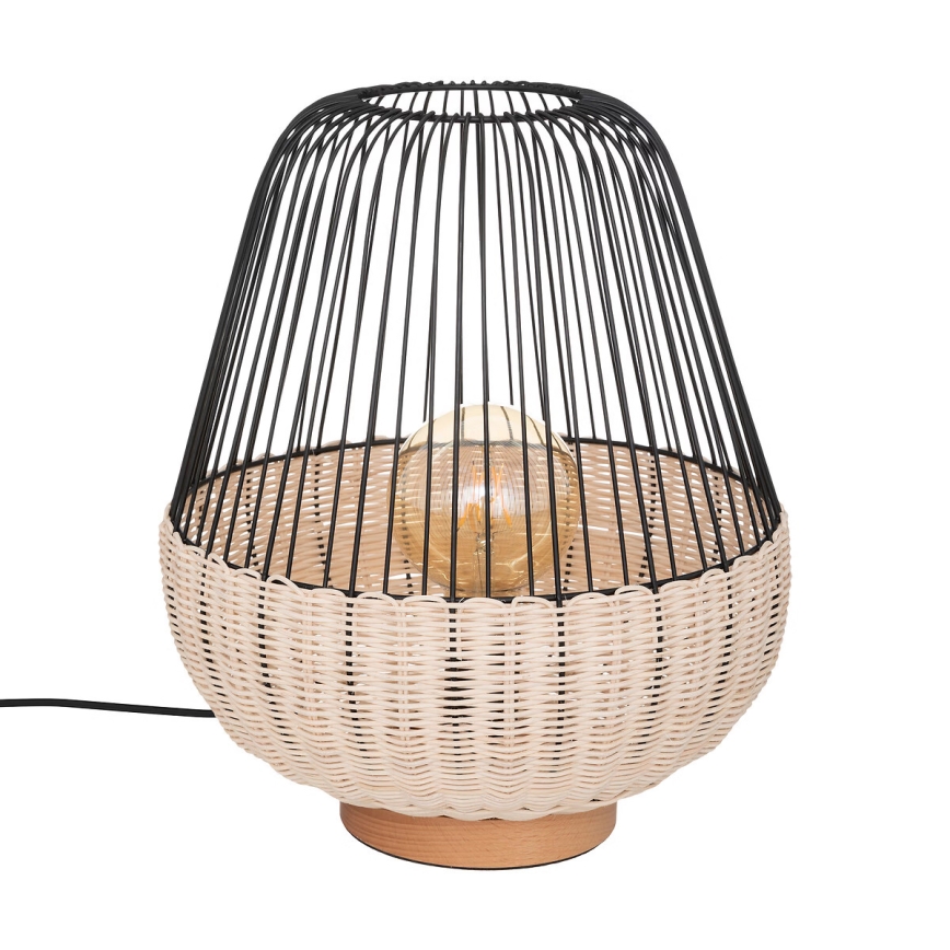 Atmosphera - Stona lampa ANEA 1xE27/40W/230V ratan