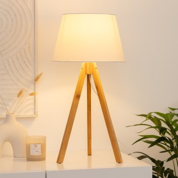 Atmosphera - Stona lampa BAHI 1xE14/40W/230V bambus