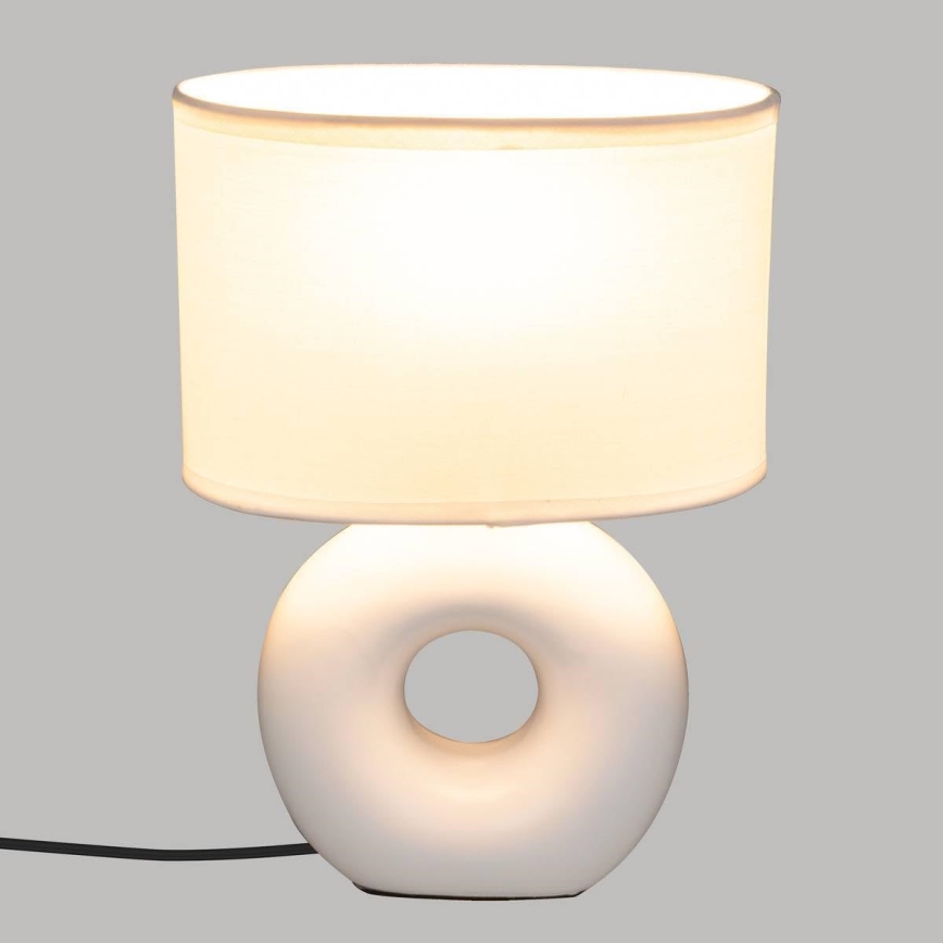 Atmosphera - Stona lampa BARU 1xE14/40W/230V bela