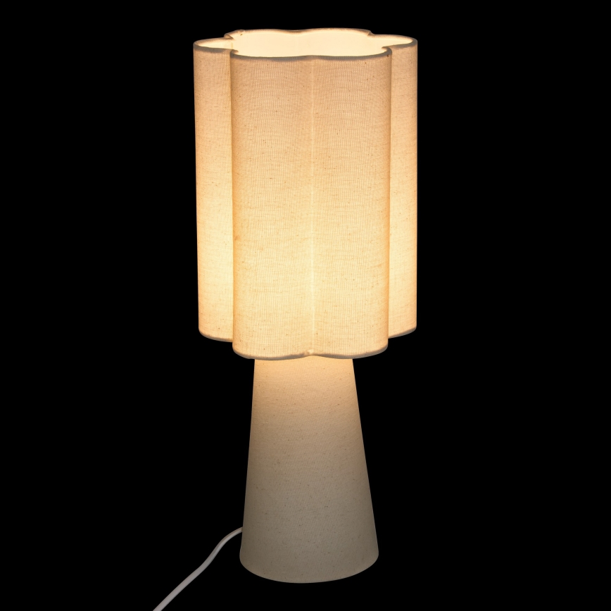 Atmosphera - Stona lampa BLANCA 1xE27/25W/230V krem