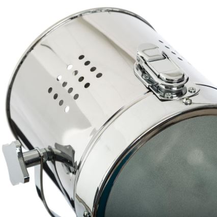 Atmosphera - Stona lampa EBOR 1xE14/25W/230V borovina/sjajni hrom