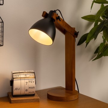 Atmosphera - Stona lampa KUBA 1xE14/25W/230V borovina