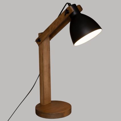 Atmosphera - Stona lampa KUBA 1xE14/25W/230V borovina