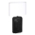 Atmosphera - Stona lampa MONIA 1xE14/60W/230V crna/bela
