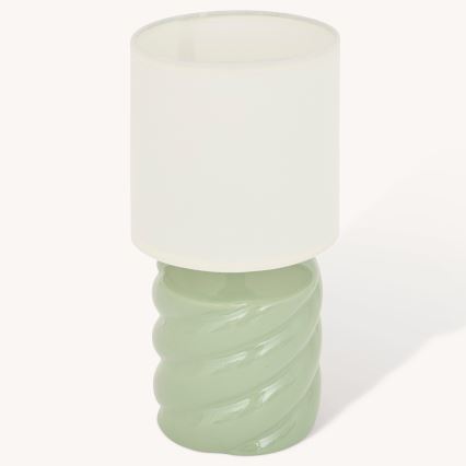 Atmosphera - Stona lampa NOLY, 1x E14/40W, 230V, zelena