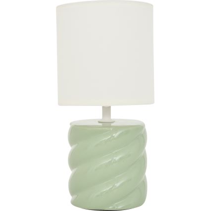 Atmosphera - Stona lampa NOLY, 1x E14/40W, 230V, zelena