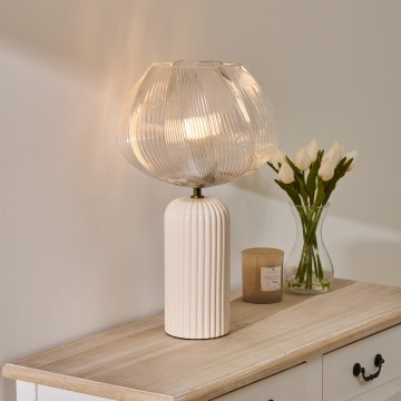 Atmosphera - Stona lampa PHYLAS 1xE14/40W/230V bež