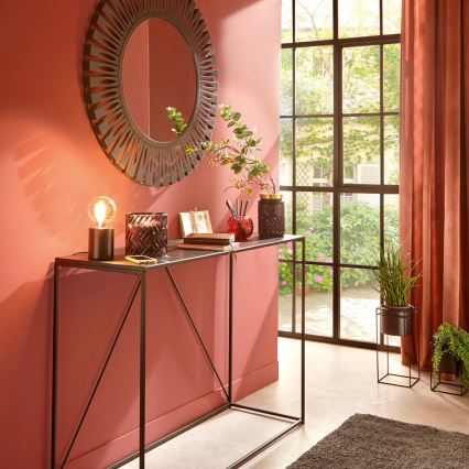 Atmosphera - Stona lampa SABA 1xE27/40W/230V crna