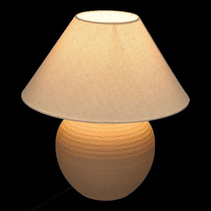 Atmosphera - Stona lampa SEIYA 1xE27/60W/230V smeđa/bež