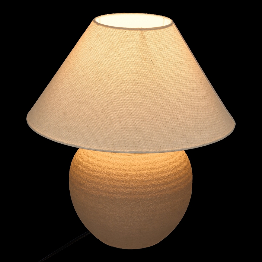 Atmosphera - Stona lampa SEIYA 1xE27/60W/230V smeđa/bež