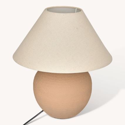 Atmosphera - Stona lampa SEIYA 1xE27/60W/230V smeđa/bež