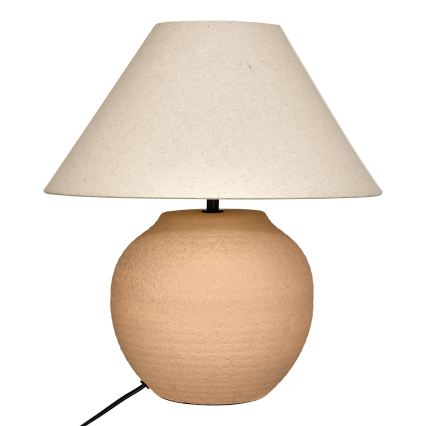 Atmosphera - Stona lampa SEIYA 1xE27/60W/230V smeđa/bež