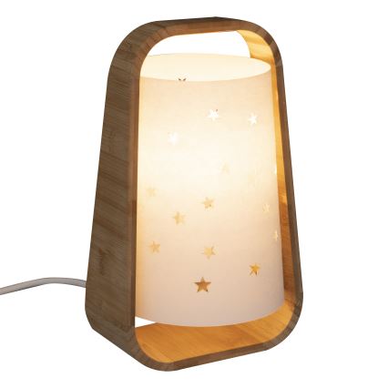 Atmosphera - Stona lampa STARS 1xE14/40W/230V bambus