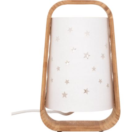 Atmosphera - Stona lampa STARS 1xE14/40W/230V bambus