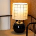 Atmosphera - Stona lampa TIMÉO 1xE14/60W/230V crna/bela