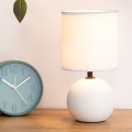 Atmosphera - Stona lampa TIMÉO 1xE14/60W/230V mat bela