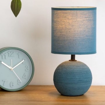 Atmosphera - Stona lampa TIMÉO 1xE14/60W/230V plava