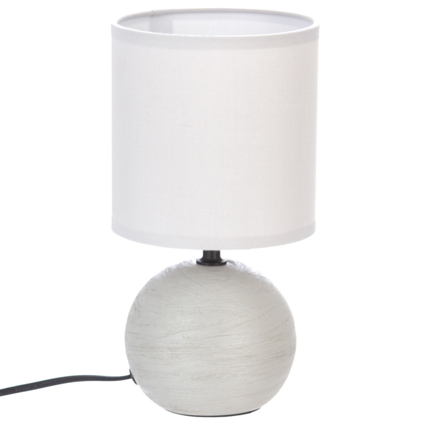 Atmosphera - Stona lampa TIMÉO 1xE14/60W/230V siva/bela