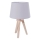 Atmosphera - Stona lampa TRIPOD 1xE14/40W/230V borovina/siva