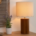 Atmosphera - Stona lampa VANIA 1xE27/40W/230V borovina