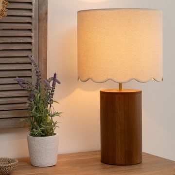 Atmosphera - Stona lampa VANIA 1xE27/40W/230V borovina