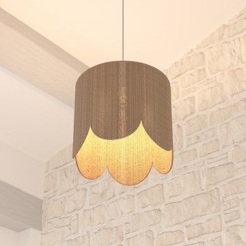 Atmosphera - Viseći luster na sajli JANICE 1xE27/40W/230V juta