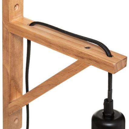 Atmosphera - Zidna svetiljka WILD 1xE27/25W/230V borovina