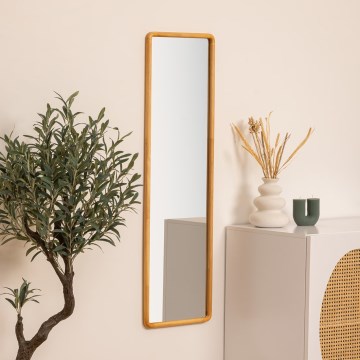 Atmosphera - Zidno ogledalo KIM 116x35 cm, okvir od kaučukovog drveta
