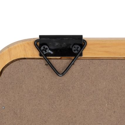 Atmosphera - Zidno ogledalo KIM 116x35 cm, okvir od kaučukovog drveta