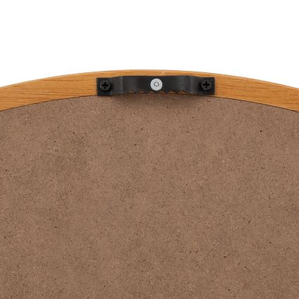 Atmosphera - Zidno ogledalo KIM, prečnik 55 cm, od kaučukovog drveta