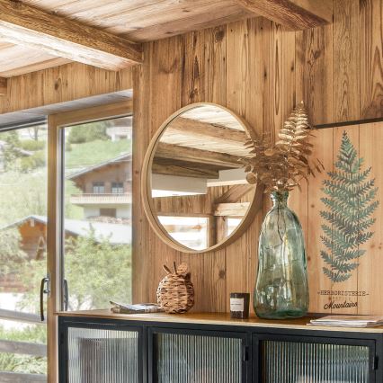 Atmosphera - Zidno ogledalo LETIZIA prečnik 68 cm