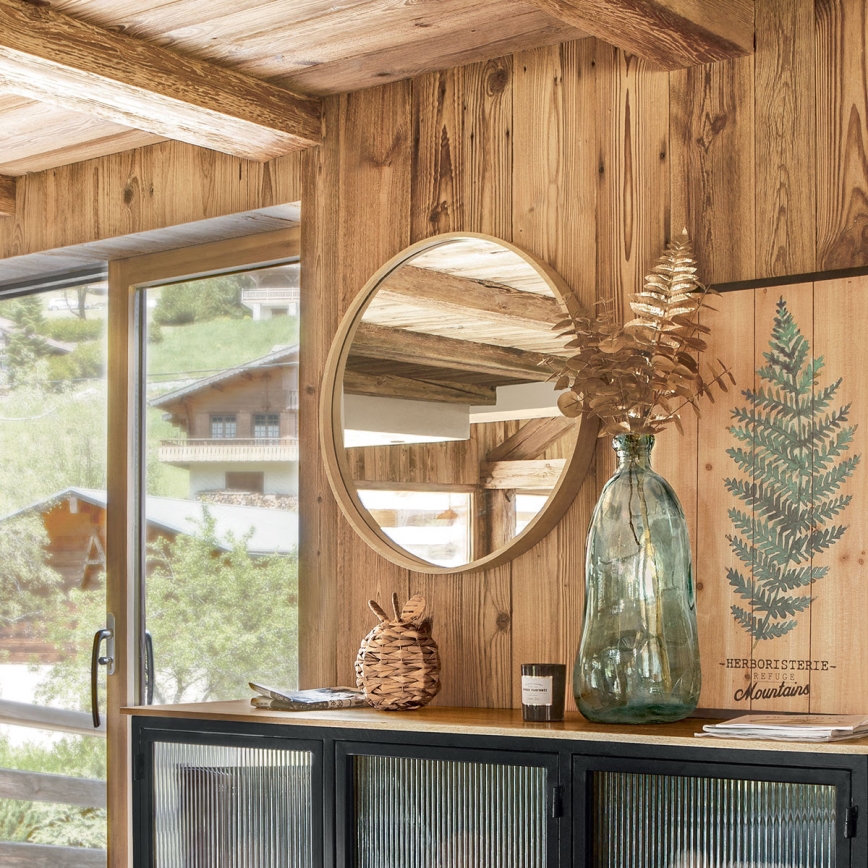 Atmosphera - Zidno ogledalo LETIZIA prečnik 68 cm