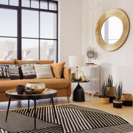 Atmosphera - Zidno ogledalo MILDA prečnika 90 cm