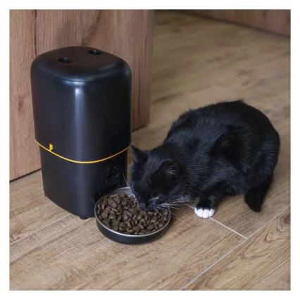 Automatski dozator hrane 4 l/5V/3xD crni Wi-Fi