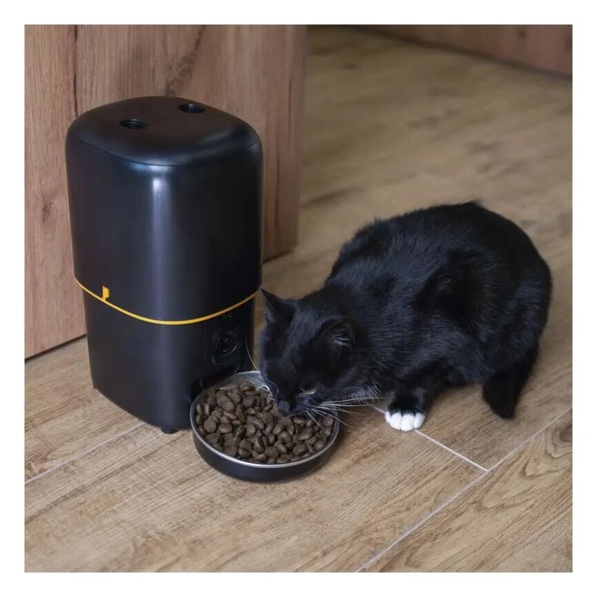 Automatski dozator hrane 4 l/5V/3xD crni Wi-Fi