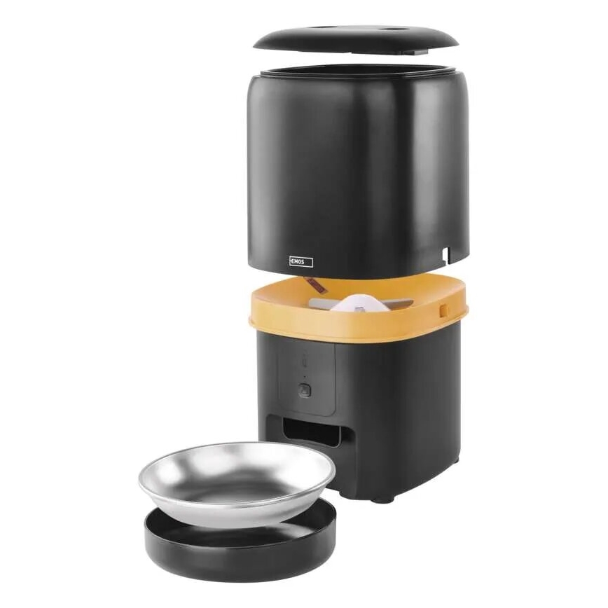 Automatski dozator hrane 4 l/5V/3xD crni Wi-Fi