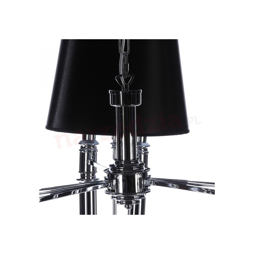 Azzardo AZ1417 - Luster na lancu DIABLO 12xE14/11W/230V crni