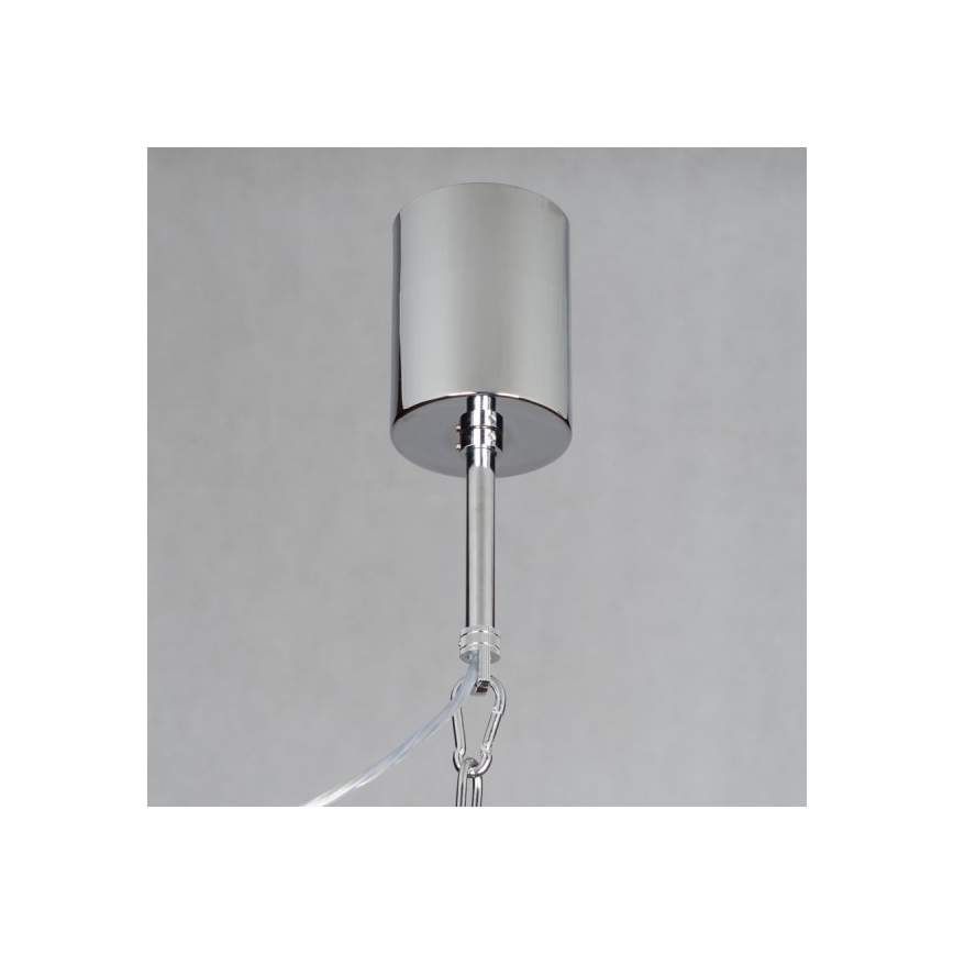 Azzardo AZ1417 - Luster na lancu DIABLO 12xE14/11W/230V crni