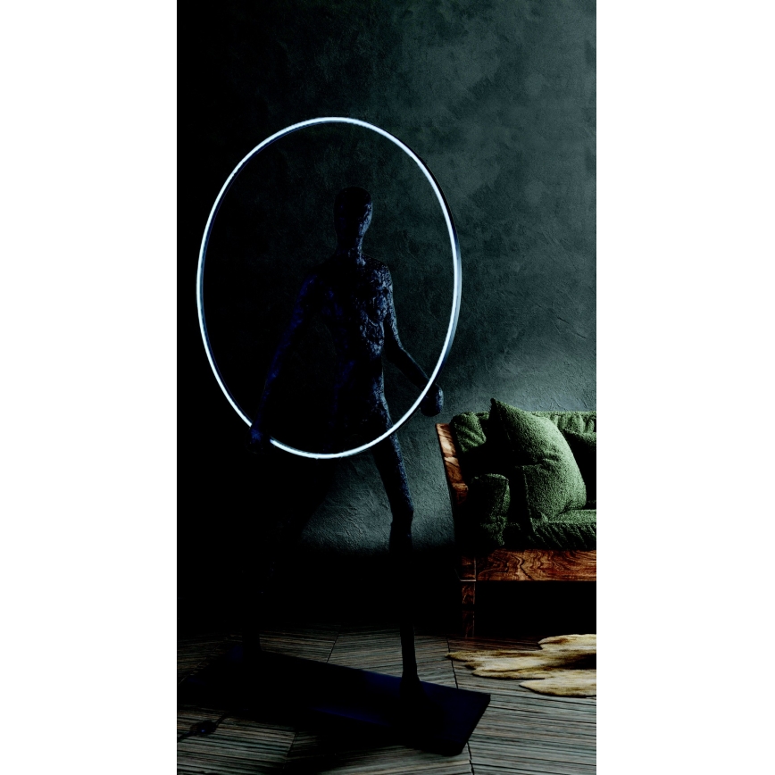 Azzardo AZ4984 - LED podna lampa ATLAS LED/30W/230V 214 cm od smole