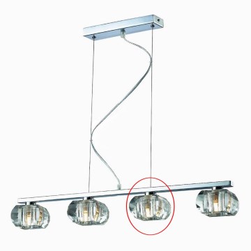 Azzardo - Zamensko staklo za luster RUBIC