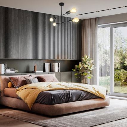 B.K. Licht 1343 - Luster na šipci 4xE27/60W/230V