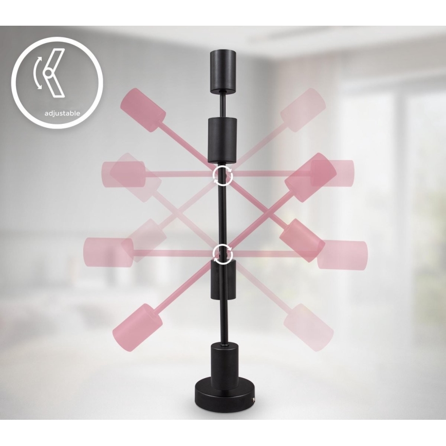 B.K. Licht 1343 - Luster na šipci 4xE27/60W/230V