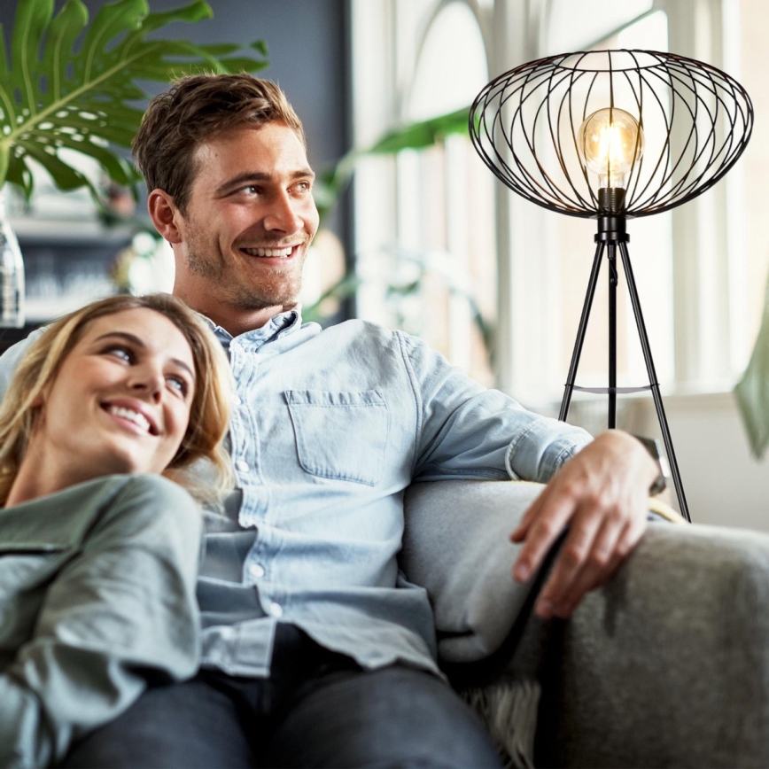 B.K. Licht 1470 - Podna lampa RETRO 1xE27/40W/230V