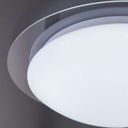 B.K.Licht BKL1025 - LED RGB prigušiva plafonsko svetlo za kupatilo ASKELLA LED/12W/230V IP44 + daljinski upravljač