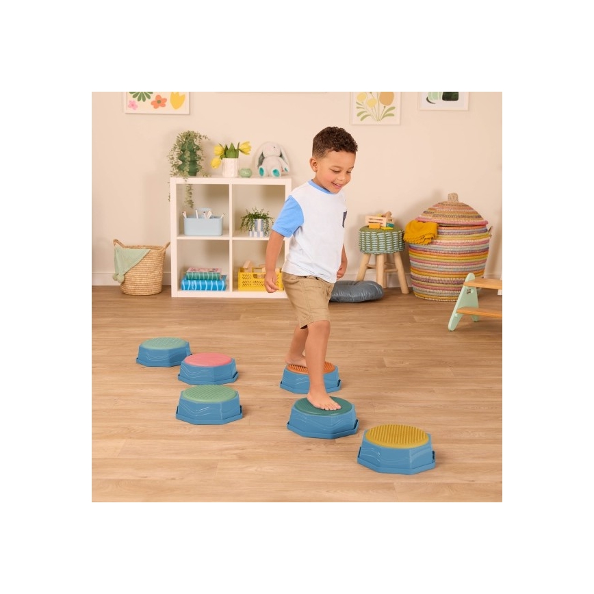 B-Toys - Dečiji balansni stubići BALANCE & HOP, set od 6 kom