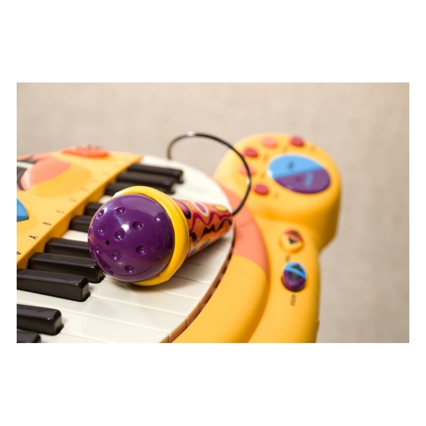 B-Toys - Dečje pijano sa mikrofonom Mačka 4xAA
