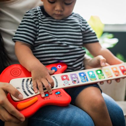 Baby Einstein - Drvena muzička igračka MAGIC TOUCH gitara 3xAA