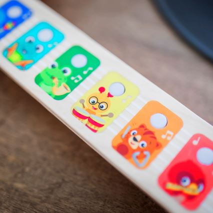 Baby Einstein - Drvena muzička igračka MAGIC TOUCH gitara 3xAA
