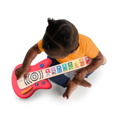 Baby Einstein - Drvena muzička igračka MAGIC TOUCH gitara 3xAA