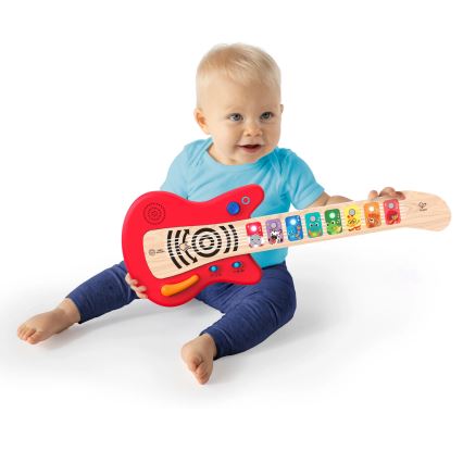 Baby Einstein - Drvena muzička igračka MAGIC TOUCH gitara 3xAA